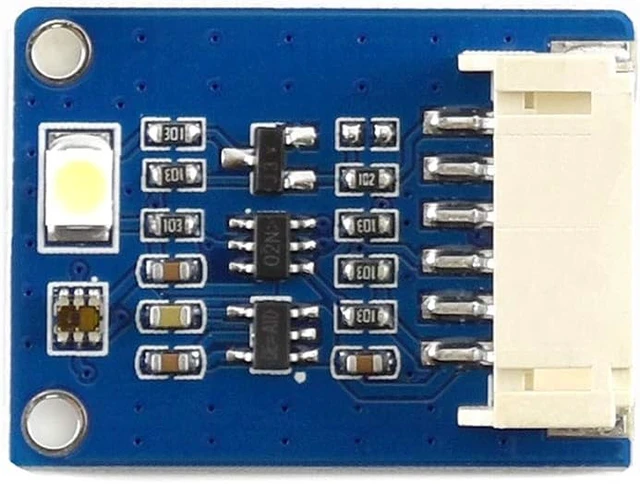 Alt view image 4 of 7 - Waveshare TCS34725 Color Sensor Module Based on TCS34725 High Sensitivity Output RGB Data and Light Intensity Through The I2C Interface with High Sensitivity Wide Dynamic Range Accurate Measuring.