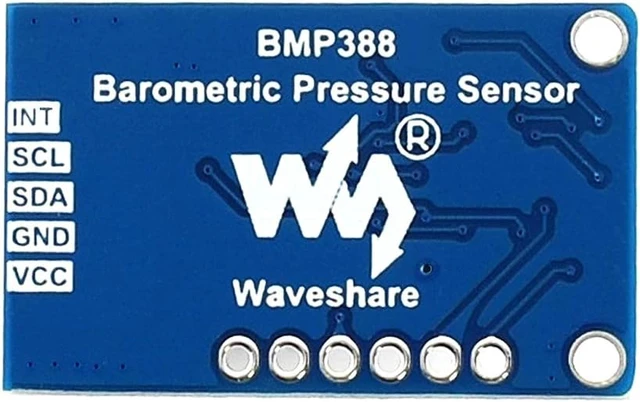 Alt view image 4 of 7 - BMP388 High Precision Barometric Pressure Sensor, Compatible with Raspberry Pi 5/4B/3B/Zero/Zero W/Zero 2W/Pico/Pico W/Pico WH, Altitude/Barometric Pressure/Temperature Measuring, I2C/SPI Interface