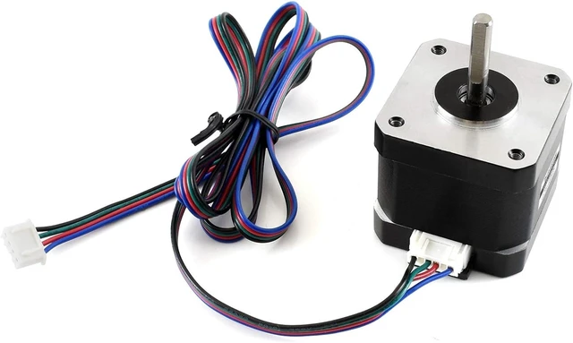 Alt view image 5 of 6 - Waveshare Two-Phase Stepper Motor SM24240 with 1.8° Step Angle and 0.45N.m Holding Torque Compatible with SMD258C and Stepper Motor HAT