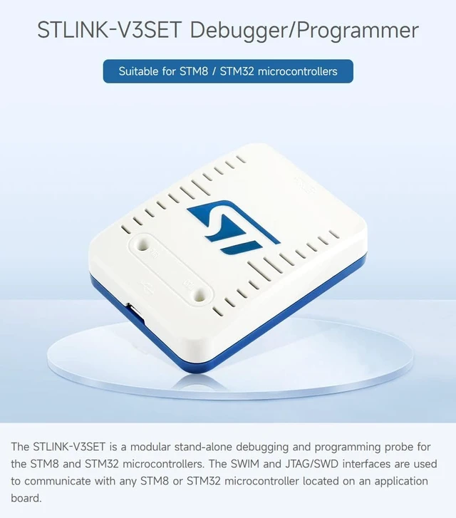 Alt view image 3 of 7 - Waveshare STLINK-V3SET Modular in-Circuit Debugger Programmer for STM8 STM32 USB JTAG