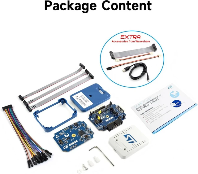 Alt view image 2 of 7 - Waveshare STLINK-V3SET Modular in-Circuit Debugger Programmer for STM8 STM32 USB JTAG