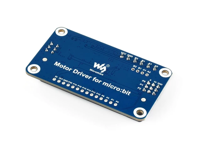 Alt view image 7 of 7 - Waveshare Motor Driver for Micro:bit Driving Two Channel DC Motors and Three Channel Servos Directly Pluggable Onboard Multi Connector and Servo Headers