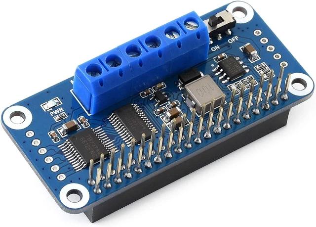 Alt view image 4 of 7 - waveshare Motor Driver HAT for Raspberry Pi Zero/Zero W/Zero WH/2B/3B/3B+ via I2C Interface Driving Two DC Motors