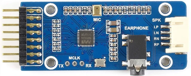 Alt view image 5 of 7 - Waveshare WM8960 Stereo CODEC Audio Module Low Power Supports Stereo Encoding Decoding Sound Recording Directly Drive Speakers to Play Music