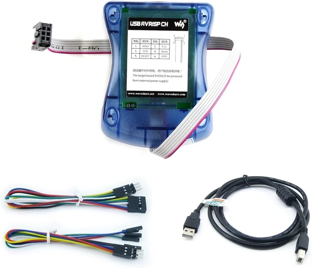 Alt view image 4 of 6 - waveshare USB AVRISP CH AVR ISP Programmer Compatible with AT AVRISP from ATMEL Supports AVR Studio 4/5/6/7