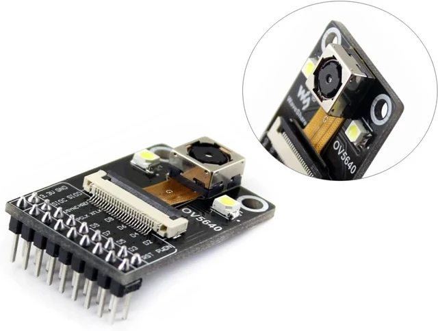 Alt view image 2 of 5 - waveshare OV5640 Camera Board (C) 5 Megapixel 2592x1944 Module Image Sensor Auto Focusing with Onboard Flash LED