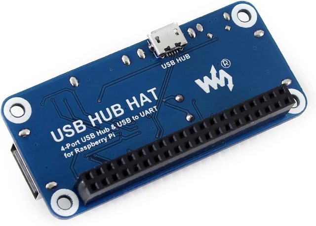 Alt view image 5 of 5 - Waveshare Development Kit Type D Compatible with Raspberry Pi Zero W (Built-in WiFi) Bundle with Micro TF Card Power Adapter USB HUB and Other Basic Components (11 Items)