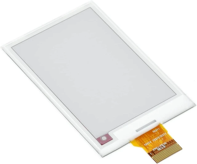 Main image of waveshare 2.7inch E-Paper E-Ink Raw Display Compatible with Raspberry Pi 4B/3B+/3B/2B/B+/A+/Zero/Zero W/WH/Zero 2W Series Boards 264×176 Pixels Three-Color with SPI Interface Without PCB