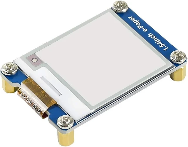 Alt view image 5 of 7 - waveshare 1.54inch E-Ink Display Module Compatible with Raspberry Pi 5/4B/3B/Zero/Zero W/Zero 2W/Pico/Pico W/Pico WH, 200x200 Resolution Three-Color SPI Interface