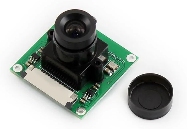 Main image of Waveshare Pi Camera Module Kit 5MP OV5647 Sensor Adjustable-Focus Resolution 2592 * 1944 for Any Version of Raspberry Pi