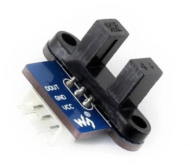 Main image of waveshare Photo Interrupter Sensor Robot Speed Measuring Module Detector Power 3.3V to 5V