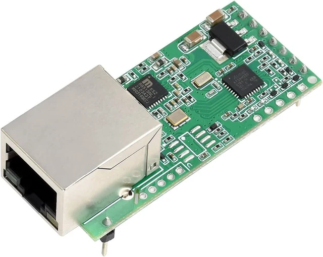 Alt view image 2 of 7 - Waveshare Serial UART TTL to Ethernet Converter Module Upgradable High-Speed Low-Power High-Stability UART to ETH Kit (3.3V DC or 5V DC)