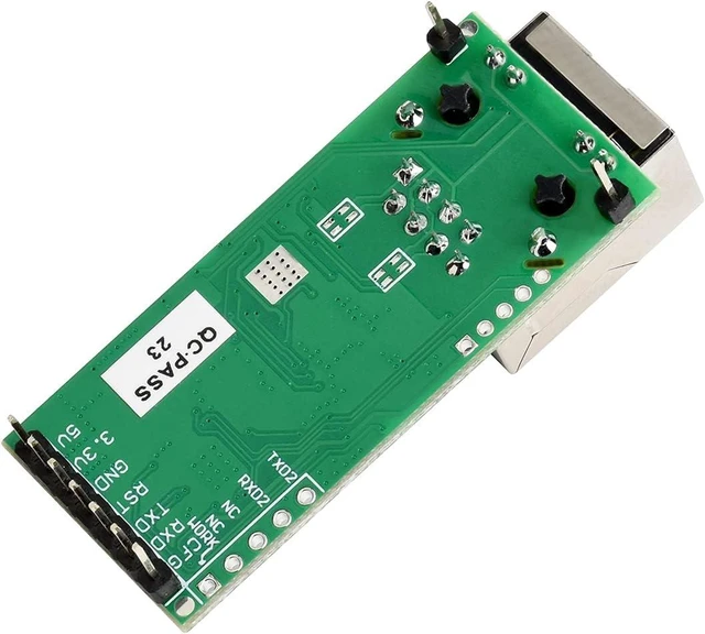 Alt view image 6 of 7 - Waveshare Serial UART TTL to Ethernet Converter Module Upgradable High-Speed Low-Power High-Stability UART to ETH Kit (3.3V DC or 5V DC)