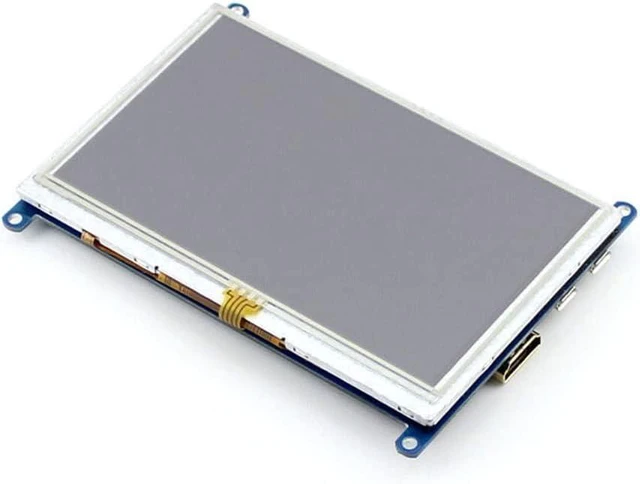 Alt view image 5 of 6 - waveshare 5 Inch Resistive Touch Screen LCD(B) 800X480 High Resolution HDMI USB Interface for Raspberry Pi/Banana Pi Mainboard/Raspberry Pi 3 Model B/3B+