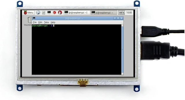 Alt view image 6 of 6 - waveshare 5 Inch Resistive Touch Screen LCD(B) 800X480 High Resolution HDMI USB Interface for Raspberry Pi/Banana Pi Mainboard/Raspberry Pi 3 Model B/3B+