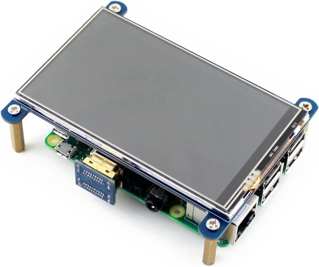 Alt view image 7 of 7 - Waveshare 4inch Resistive Touch Screen LCD Compatible with Raspberry Pi 4B/3B+/3A+/2B/B+/A+/Zero/Zero W/WH/Zero 2W CM3+/4 480×800 Resolution HDMI IPS Low Power Consumption Supports Windows