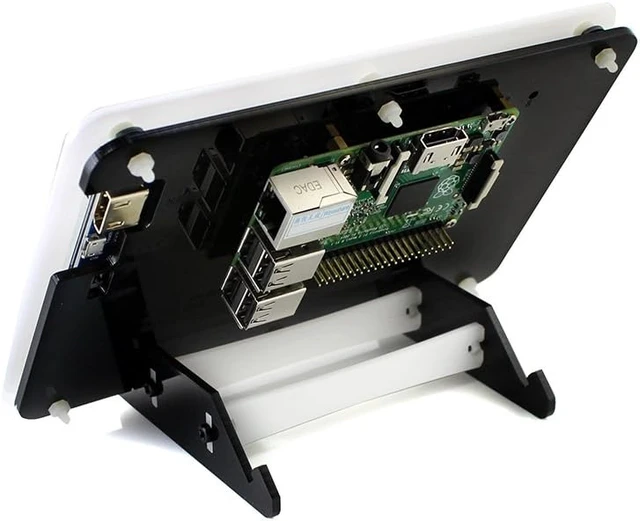 Alt view image 4 of 5 - waveshare Bicolor Case/Cover for 7inch Capacitive Touch Screen HDMI Interface LCD Combines Raspberry Pi 7inch LCD and Pi to an All-in-one Device for use with: 7inch HDMI LCD (B)/ (C)