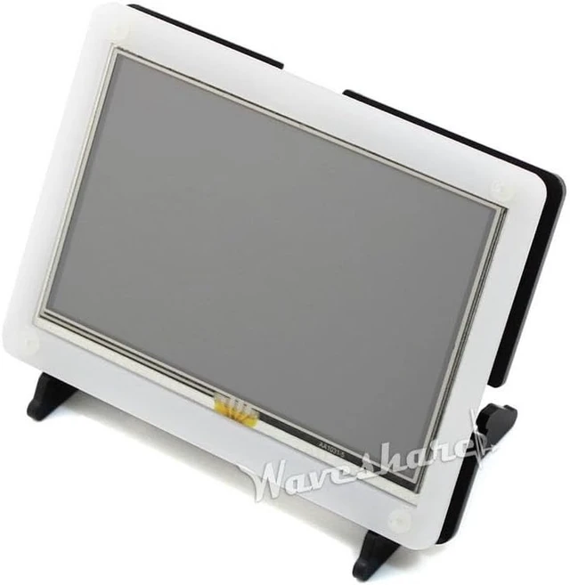 Alt view image 2 of 6 - Waveshare Bicolor(White&Black) Bracket Case for 5inch HDMI LCD Combines The Touch Screen LCD and Pi into an All-in-one Device