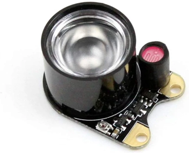 Alt view image 2 of 5 - Wavesahre Infrared LED Light 140 Degree Wider Field of View 3W High Power 850 Infrared IR Led Module with Onboard Photoresistor Adjustable Resistor Designed for Raspberry pi