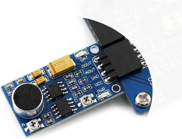 Alt view image 6 of 7 - Sound Detection Module Sound Sensor Module Voice Detector Sensor LM386 Intelligent Vehicle
