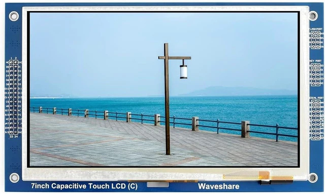 Main image of Waveshare 7inch Capacitive Touch LCD 800X480 Pixel Multicolor TFT Display Module LED Backlight