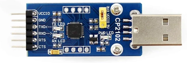 Main image of Waveshare USB UART Board (Type A) Single-Chip USB to UART Data Transfer Convertor Module Development Board Supports Mac, Linux, Android, Wince, Windows 7/8/8.1/10/11...