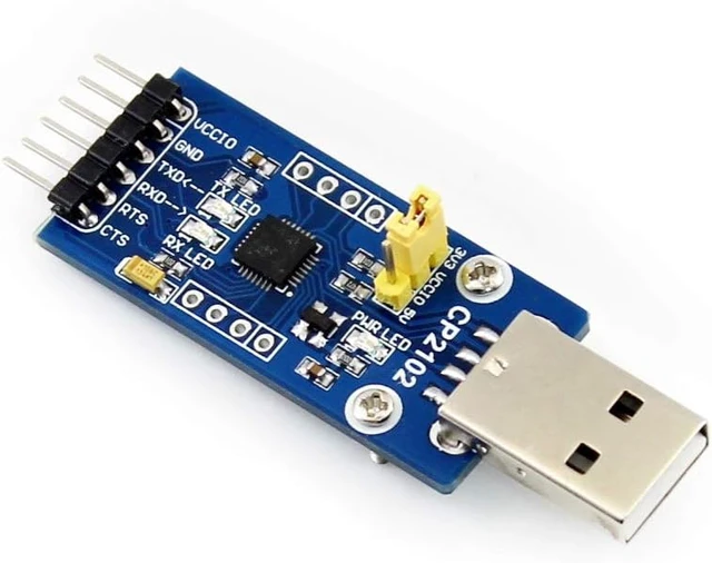 Alt view image 3 of 6 - Waveshare USB UART Board (Type A) Single-Chip USB to UART Data Transfer Convertor Module Development Board Supports Mac, Linux, Android, Wince, Windows 7/8/8.1/10/11...