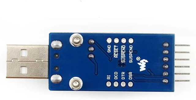 Alt view image 4 of 6 - Waveshare USB UART Board (Type A) Single-Chip USB to UART Data Transfer Convertor Module Development Board Supports Mac, Linux, Android, Wince, Windows 7/8/8.1/10/11...