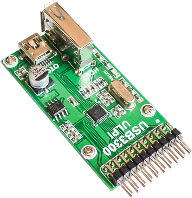 Alt view image 2 of 3 - Waveshare USB3300 USB HS Board Host OTG Phy Low Pin ULPI MIC2075-1BM Onboard Evaluation Development Module Kit