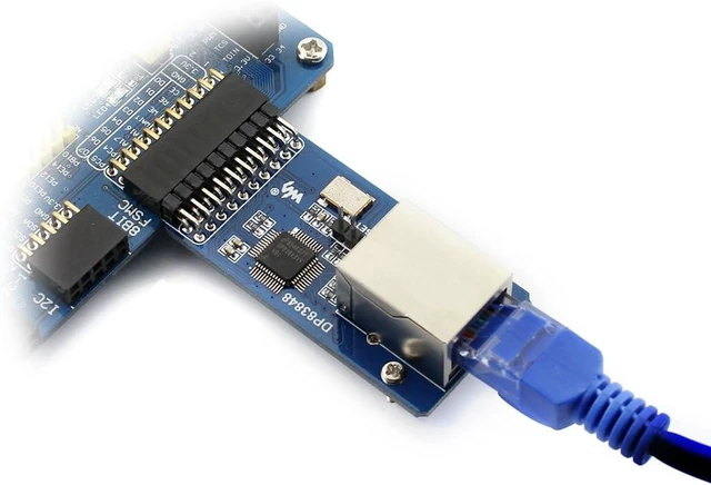 Alt view image 2 of 2 - Waveshare DP83848 Ethernet Board Physical Transceiver Module RJ45 Connector Control Interface Board Kit