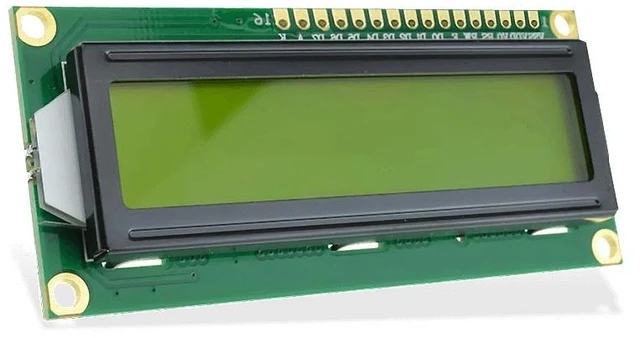 Main image of Waveshare LCD1602 (3.3V Yellow Backlight) 16 Characters * 2 Lines 1602 LCD LCM Display Module TN/STN Black Character
