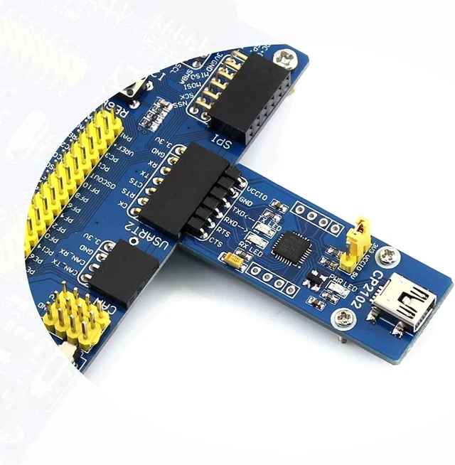 Alt view image 3 of 6 - Waveshare USB UART Board (mini) Data Transfer Convertor Communication Module Development Board Supports Mac, Linux, Android, Wince, Windows 7/8/8.1/10/11...