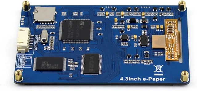 Alt view image 6 of 7 - 4.3inch Electronic Paper Display Compatible with Raspberry Pi4B/3B+/3B/2B/B+/A+/Zero/Zero