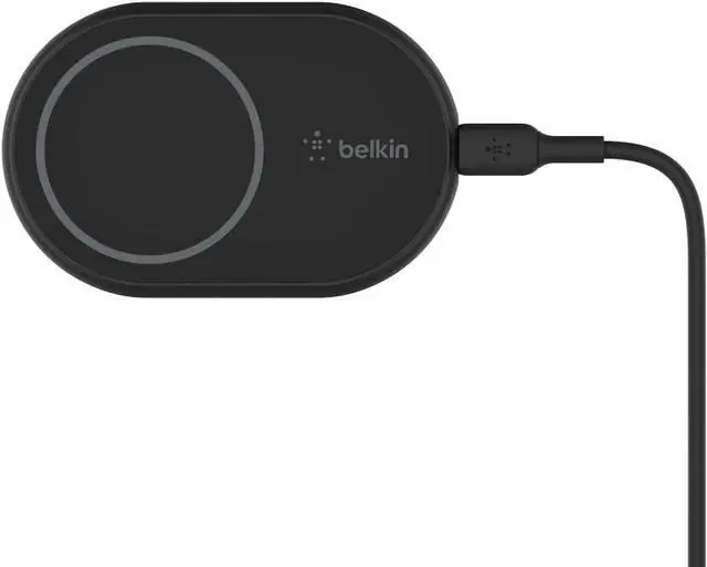 Alt view image 2 of 7 - Belkin Magsafe Compatible Car Phone Magnetic Charging Mount, Air Vent Phone Holder And Charger For Iphone 13, 12, Pro, Pro Max, Mini (Power Supply Included)