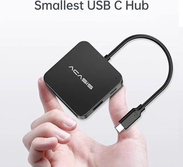 Alt view image 9 of 14 - USB C Hub, Multi-Port USB Type-C Hub with 4K HDMI, Power Delivery 100 W | 3 USB 3.0 Port | 1 Type-C 3.0 Port | USB Splitter Adapter for MacBook, Mac Mini, XPS, Laptop and USB C Devices (0.5ft-7 in 1)