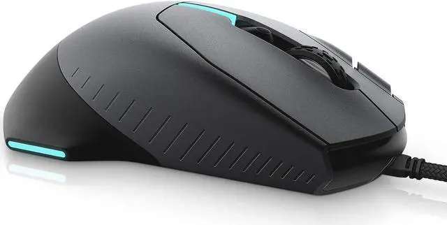 Alt view image 4 of 7 - Alienware Gaming Mouse 510M RGB Gaming Mouse AW510M: 16, 000 DPI Optical Sensor - Alienfx RGB - 10 Buttons - Adjustable Scroll Wheel - Large Click Anywhere L/R Buttons