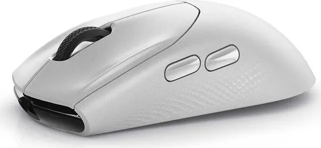 Alt view image 3 of 5 - Alienware AW720M Tri-Mode Wireless Gaming Mouse - 2.4GHz Wireless, Bluetooth 5.1, 26,000 DPI, 8-Fully Programmable Buttons, Magnetic Snap Charging Adapter USB-A to USB-C Cable - Lunar Light