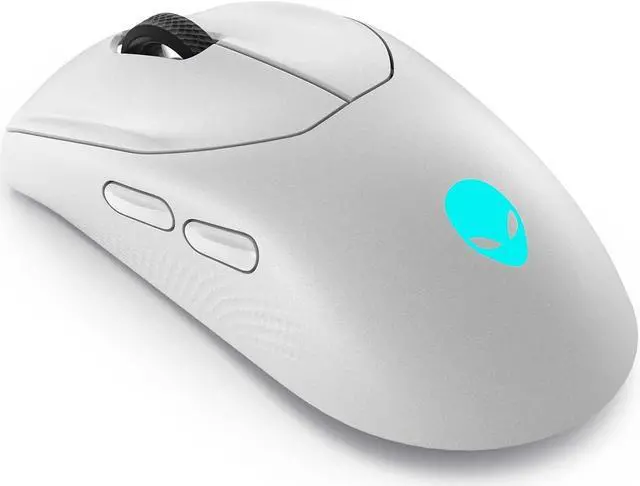 Alt view image 4 of 5 - Alienware AW720M Tri-Mode Wireless Gaming Mouse - 2.4GHz Wireless, Bluetooth 5.1, 26,000 DPI, 8-Fully Programmable Buttons, Magnetic Snap Charging Adapter USB-A to USB-C Cable - Lunar Light