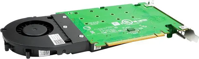 Alt view image 4 of 7 - M.2 NVME PCIE3.0 x4 Solid State Storage Adapter Card with Fan Fit for DELL T5810 T5820 T7810 T7910 R7910 T7820 T7920 Workstation and 13G R630 R730 14G R540 R740 R640 Server 06N9RH 6N9RH 080G5N 80G5N