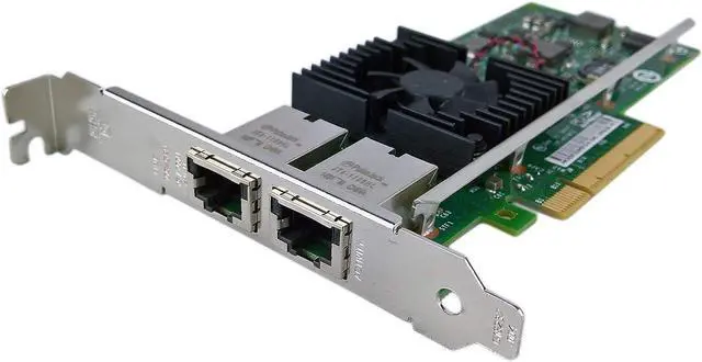 Alt view image 2 of 3 - K7H46 0K7H46 X540-T2 DELL CONVERGED DUAL PORT NETWORK ADAPTER W/ BOTH BRACKET