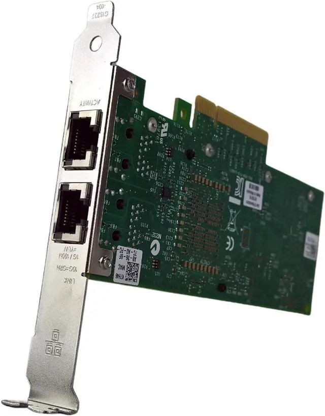 Alt view image 3 of 3 - K7H46 0K7H46 X540-T2 DELL CONVERGED DUAL PORT NETWORK ADAPTER W/ BOTH BRACKET