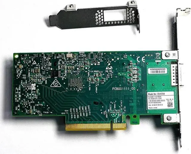 Alt view image 3 of 5 - Mellanox Connectx-4 Mcx4131a-bcat 40gigabit Ethernet Card - Pci Express 3.0 X8 - 1 Port[s] - Optical Fiber