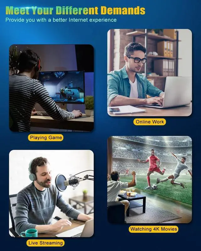 Alt view image 7 of 9 - 2.5GBase-T PCI Express Gigabit Network Card for Gaming, Streaming, 2.5G/1G/100Mbps PCIe Ethernet Network Adapter RJ45 LAN Controller for PC, Support Windows 10/11, Standard & Low-Profile Brackets