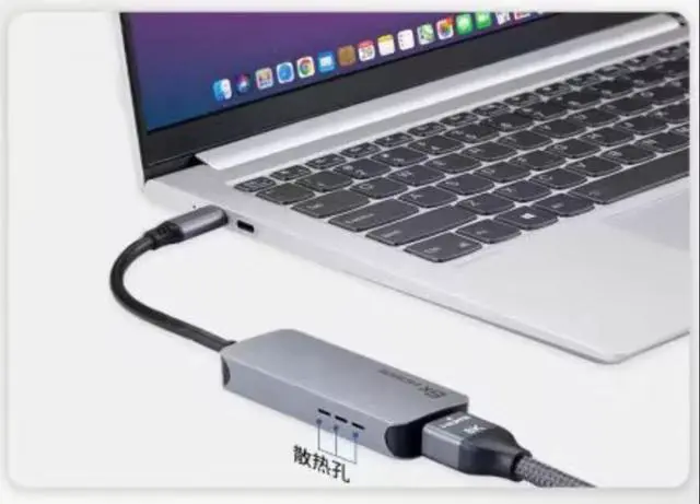 Alt view image 4 of 6 - USB C to HDMI 2.1 Adapter 8K@60Hz,4K@120Hz,1K@240Hz, Thunderbolt 4/3 to HDMI Converter Support 48Gbps/HDCP2.3/HDR/Dolby for Laptop, Tablet, Galaxy S24