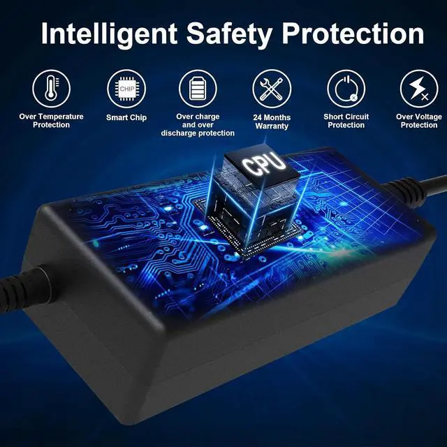 Alt view image 3 of 7 - Universal Chromebook Charger USB C for 65W 45W USB-C Laptop Charger,Replacement for Thinkpad/Yoga, Chromebook 3100,Latitude 5420, with US Power Cord