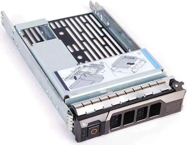 Alt view image 4 of 5 - 3.5 inch Hard Drive Tray Caddy with 2.5" HDD Adapter SSD SAS SATA Bracket Compatibility for PowerEdge Servers 13th Generation R230, R330, T330, R430, T430, 12th Generation R320, T320, R420