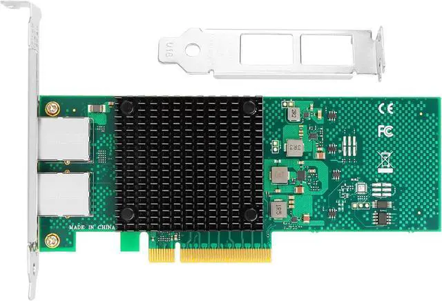 Main image of 10Gb Ethernet Network Adapter X710-T2L, PCI Express v3.0 x 8-2 RJ45 Port(s) with In-tel X710-AT2 Controller, Compare to In-tel X710-T2L
