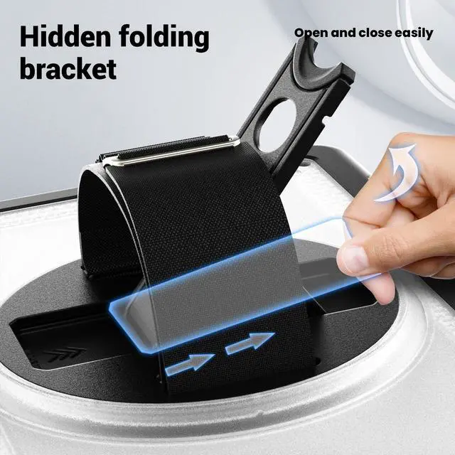 Alt view image 6 of 7 - Case for Galaxy Tab A9 Plus 2023 11 inch SM-X210/X216/X218: Heavy Duty Rugged Protective Case with Screen Protector, 360 Rotating Stand, Hand Strap, Shoulder Strap -transparent