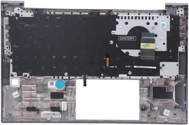 Alt view image 2 of 7 - New Replacement for ZBOOK Firefly 14 G7 G8 Laptop Upper Case Palmrest Backlit Keyboard Assembly Part M07131-001 M36447-001 Gray