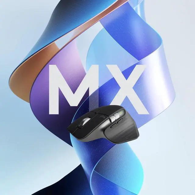 Alt view image 5 of 7 - MX Master 3S - Wireless Performance Mouse, Ergo, 8K DPI, Track on Glass, Quiet Clicks, USB-C, Bluetooth, Windows, Linux, Chrome - Graphite